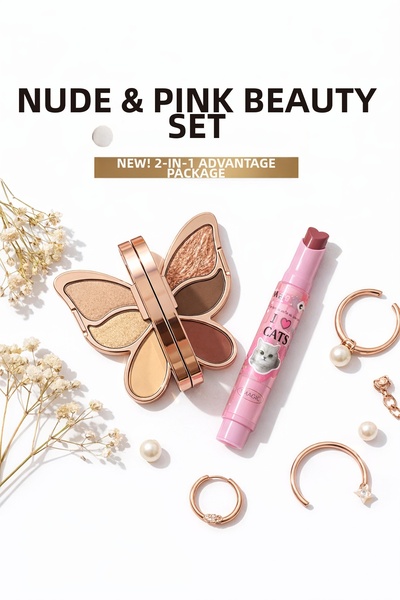 Kozmetik مجموعة مكياج مميزة من كيليبيك تتضمن ظلال عيون وأحمر شفاه سحري - لون ...