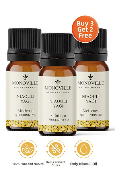 Monoville 100% Pure and Natural Nioli Essential Oil - 3x10 ml Set of 3