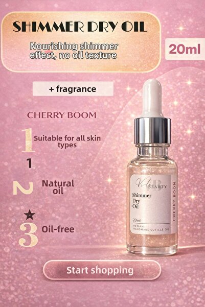 VIOLA BEAUTY Shimmer Dry Oil - Dry Oil "Nail and Cuticle Softener Cuticle Car...