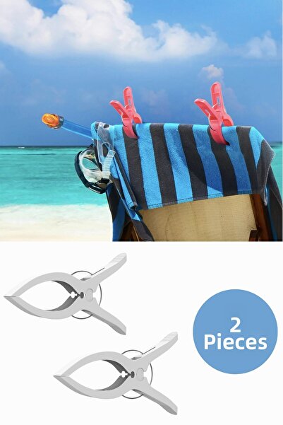 Eynel مشبك كبير لمنشفة الشاطئ، مثبت لسرير الشمس، مشبك للتعليق على السجاد، مشب...