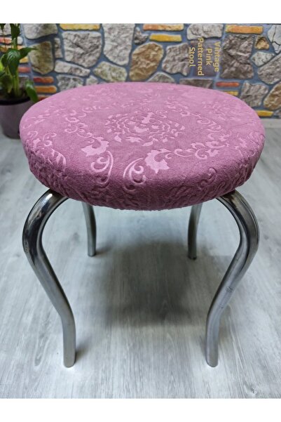 COVER TEKSTİL Stool Cover Pitikare Fabric 35X35 Side 6 cm