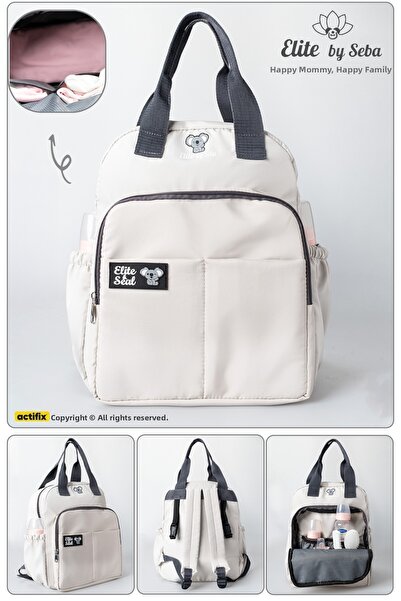 elite by seba White Parla Baby Care Bag