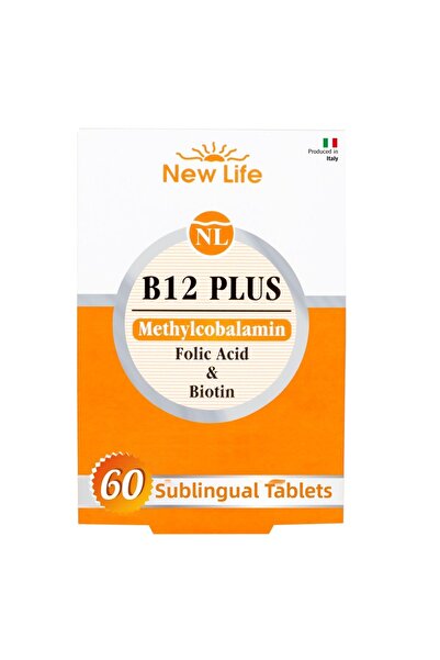 New Life B12 بلس ميثيلكوبالامين 60 قرص