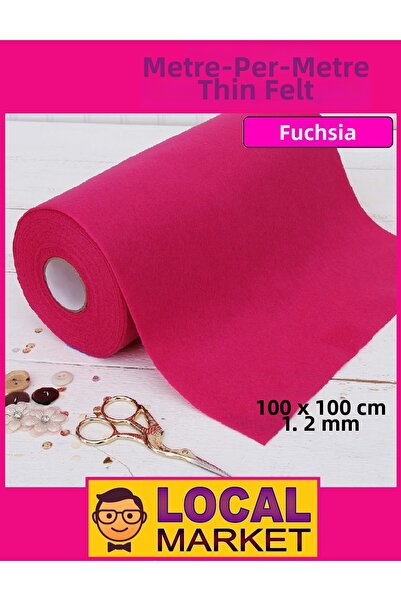 LOCAL MARKET قماش فرشاة رقيق بطول متر، مصنوع يدويًا، للأنشطة والفعاليات، مقاس...