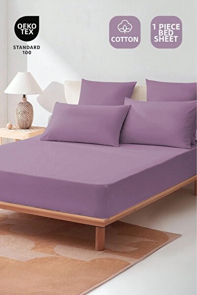 Owra Elastic Cotton Fitted Combed Sheet Single Double King Size Bed 100X200, 160X200, 180X200