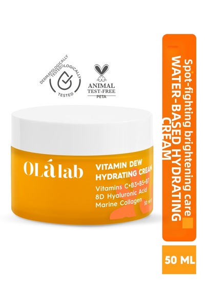 OlaLab Brightening Moisturizing Cream with Vitamin C - Daily Water Based, 50 ml