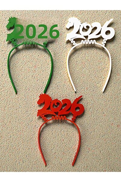 Bonolupo طقم تاج رأس السنة الجديدة 2026 مكون من 3 قطع |   تاج حفلة العام الحص...