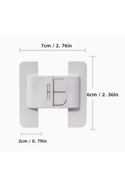 ForWhat 4AD Frigider sertar dulap capac blocare pentru copii pentru birou, ac...