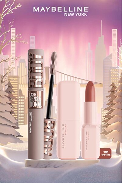 Maybelline New York Lash Sensational Body Mascara & Serum Effective Lipstick ...