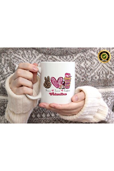 WİLLOW STORE Valentine's Day, Special for Lovers, Love, Affection Porcelain M...