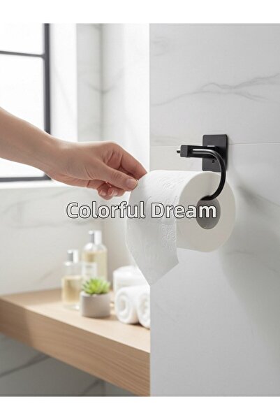 RENK YAPI RÜYASI Suport pentru hârtie igienică pentru baie și WC, cu adeziv p...