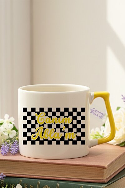 qoeuyl boutique Dear Sister, My Dear Sister Printed Sister, or D Cup Mug with Handle as a Gift for a Friend