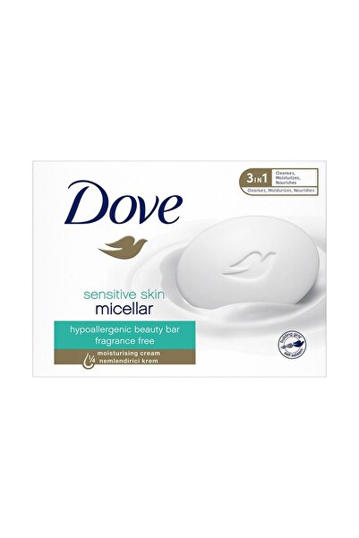 Dove Beauty Cream Bar Solid Beauty Soap Micellar Moisturizing Effect for Sensitive Skin 90 G
