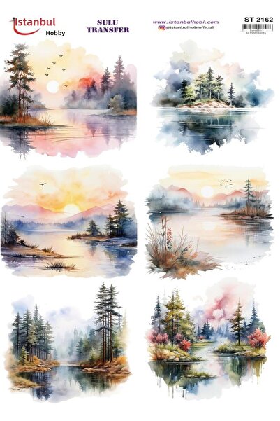 İstanbul Hobi Water Transfer Paper 25X35Cm St-2162