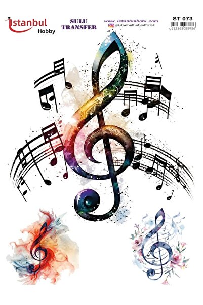 İstanbul Hobi Water Transfer Paper 25X35Cm St-073