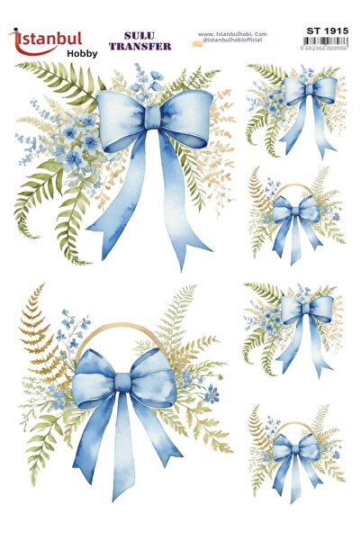 İstanbul Hobi Water Transfer Paper 25X35Cm St-1915