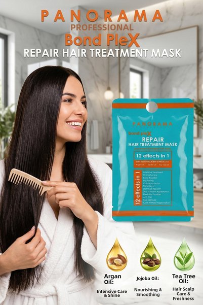 PANORAMA PROFESSIONAL Repairing Bond Plex 4 Oil Hair Care Mask for Damaged Hair - 25 ml