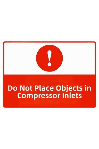 ZiPrinter لافتة تحذيرية من مادة PVC مقاس A4 21×30 سم لوضع المواد أمام مداخل ا...