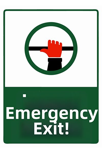 ZiPrinter إدخاد إيدات إلى السوق! لافتة تحذير من مادة PVC مقاس A4 21x30 سم