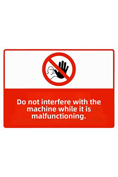 ZiPrinter لافتة تحذيرية من نوع isg للتعامل الفوري عند الأعطال دون إيقاف التشغ...