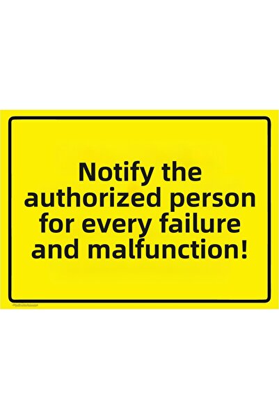 ZiPrinter إخطارهم بالجميع عن أي خلل أو تلف في الجهاز! لافتة تحذير من مادة PVC...