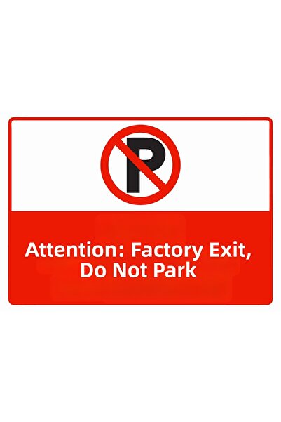 ZiPrinter التحذير: إنه منتج مصنعي، لا تقم بالوقوف هنا، لافتة تحذيرية من البلا...