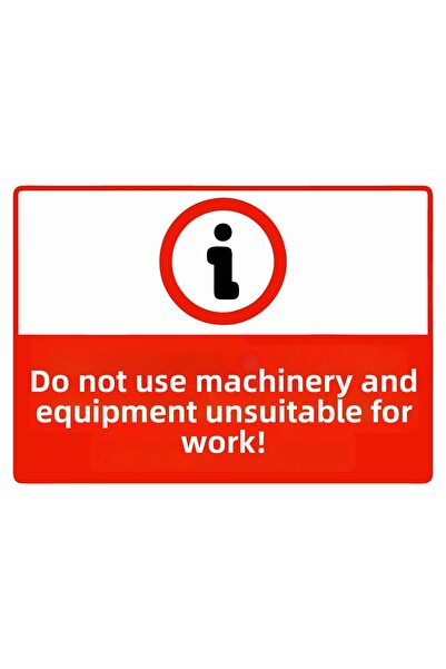 ZiPrinter Do Not Use Machines and Equipment That Are Not Suitable for the Job...