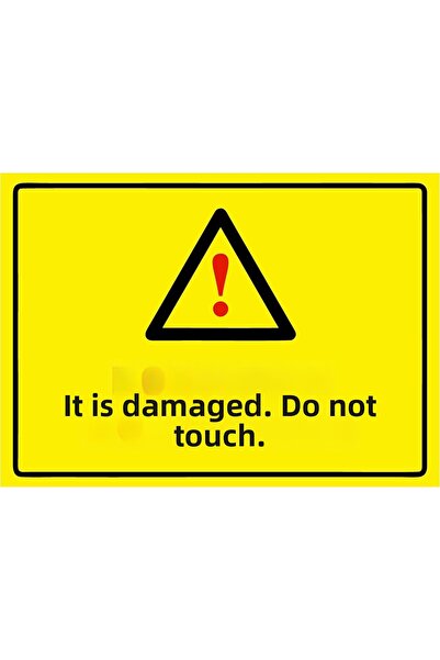 ZiPrinter لافتة تحذيرية من البلاستيك PVC مقاس A4 21×30 سم بعبارة 'تحذير: مخاط...