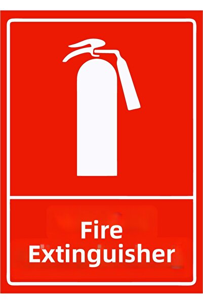 ZiPrinter Fire Extinguisher Isg Warning Sign Pvc A3 30X42 cm