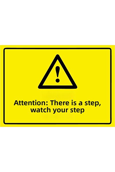 ZiPrinter لافتة تحذيرية من البلاستيك PVC مقاس A3 30×42 سم