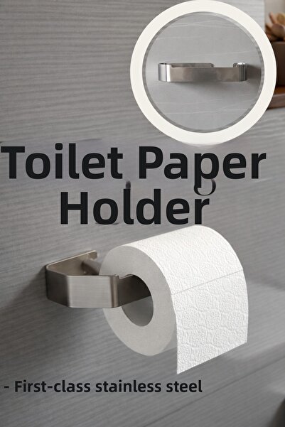 Myend Custom Made Toilet Paper Holder, Stainless Steel Toilet Roll Holder Mod...