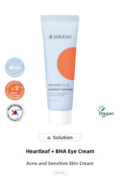 a solution Anti-Acne and Anti-Pore Heartleaf + Calamine Cream Special for Sen...