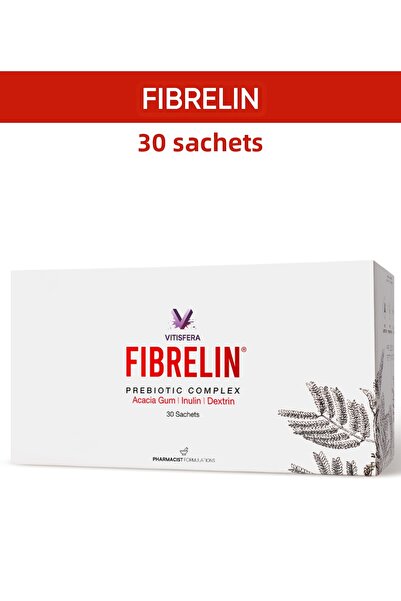 Vitisfera علكة فايبرلين أكاسيا - مركب إنولين بريبيوتيك - 30 كيسًا مقاومًا للد...