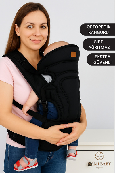 Nami Baby Organic Ortopedik Bebek Kanguru - Bebek Taşıma Kangurusu - Bebek Ka...