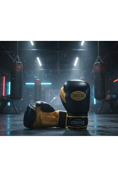 Conquer Pro Fight Premium Deri Boks Eldiveni