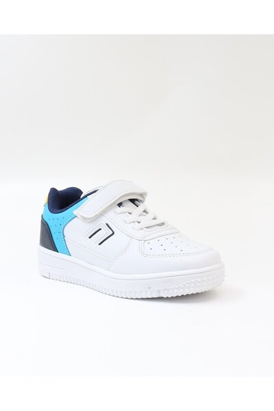 Cool Pantofi sport pentru copii Abel 31-36 White Saks Velcro