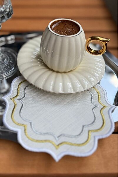 VeraLüx Home 6 Adet Keten Sunum Peçetesi Kokteyl