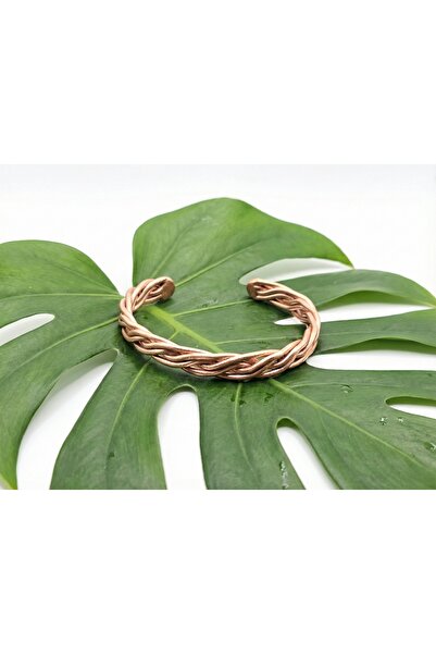 Zinnun Bakır El Yapımı Sadekar Bilezik S2