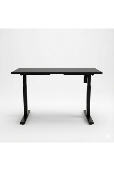 TrendClicker Elektrikli Yükseklik Ayarlı Ergonomik Çalışma Masası – Siyah (16...