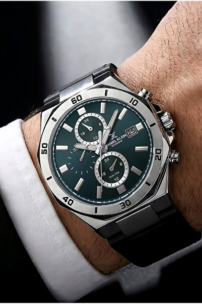 Daniel Klein Exclusive Erkek Kol Saati 3 Atm Su Geçirmez Siyah Deri Kordon Dk...