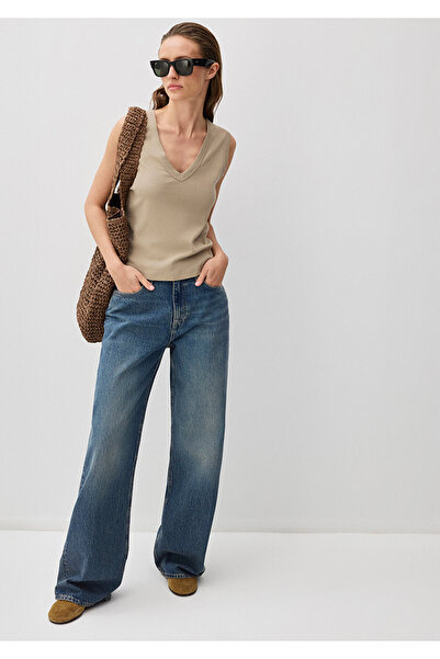 Mavi Pantaloni de jeans Malibu Real Blue Vintage albastru închis 1010152-90393