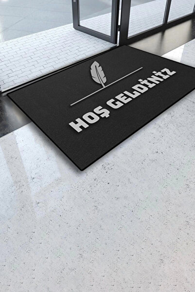 Valerine Life مكتب المحامي والملاحظات، سجادة باب ترحيب باللون الرمادي مقاس 45 × 70 سم