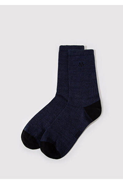 Mavi Marineblaue Socken mit Seal-Logo-Stickerei 0911622-32184