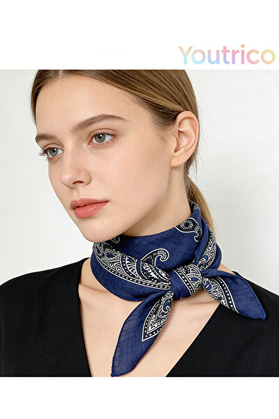 Youtrico وشاح حريري 58 سم، ربيع جديد، متعدد الاستخدامات، بتصاميم أوروبية وأمر...