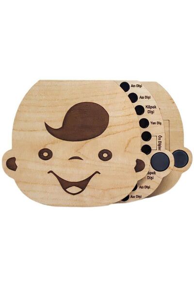 Mimozaavm Erkek Bebek Süt Dişleri Göbek Bağı Ve Saç Saklama Anı Albüm Kutusu Bebek Hediyesi