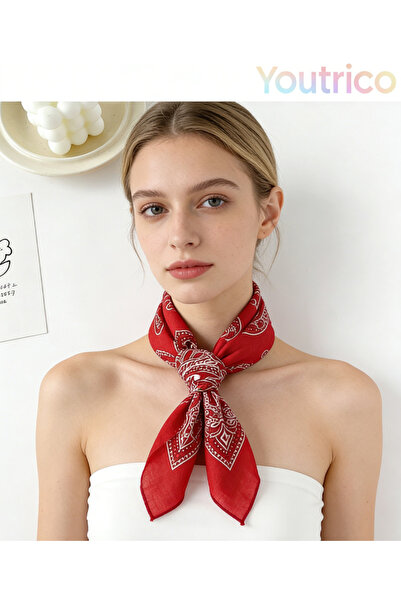 Youtrico وشاح حريري 58 سم، ربيع جديد، متعدد الاستخدامات، بتصاميم أوروبية وأمر...