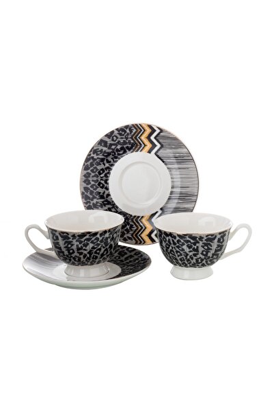 HIC طقم قهوة تركي من البورسلين 4 قطع