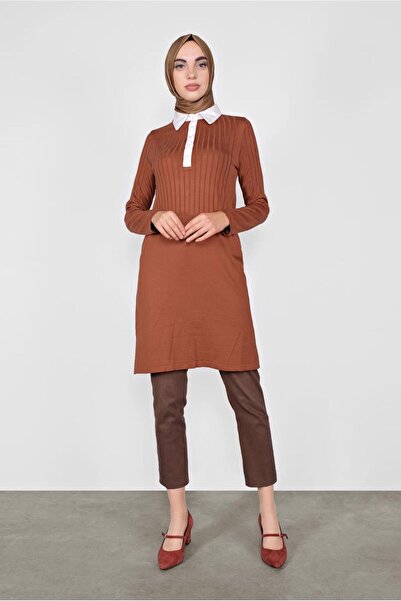 Alvina قميص طية صدر السترة تونيك 41016