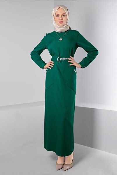 Alvina فستان بتفاصيل نقشة الفهد 43403