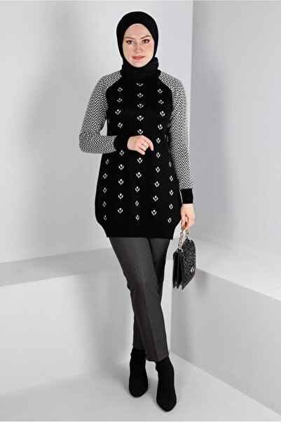 Alvina تونيك تريكو منقوش 43173